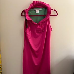 Gretchen Scott, size L bright pink with green inside. Great condition.